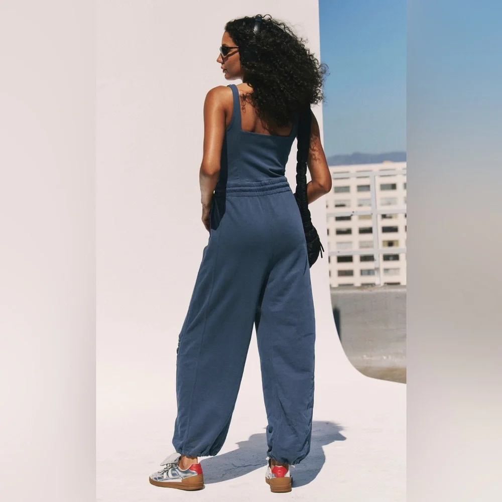 🆕 FP Movement by Free People Skyline Blue Inbound Onesie - Picture 9 of 10